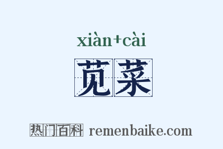 苋菜是什么意思的图片